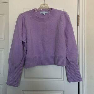 Hill House Periwinkle Crop Sylvie Sweater